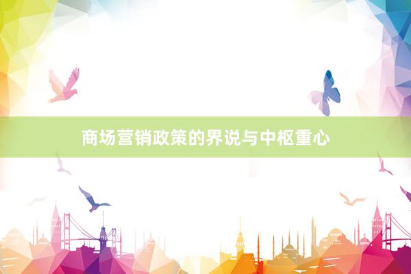 商场营销政策的界说与中枢重心